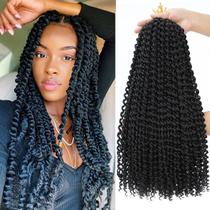 Passion Twist Hair Dansama Water Wave 22 polegadas, 7 pacotes