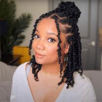 Passion Twist Hair LOSMOEER, pré-torcido, 10 polegadas, pacotes com 8 Passion Twist Hair LOSMOEER, pré-torcido, 10 polegadas, pacotes com 8