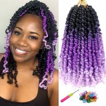 Passion Twist Hair LOSMOEER, pré-torcido, 30 cm, 8 pacotes Passion Twist Hair LOSMOEER, pré-torcido, 30 cm, 8 pacotes