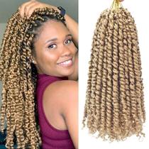 Passion Twist Hair LOSMOEER sintético de 18 polegadas, 8 pacotes Passion Twist Hair LOSMOEER sintético de 18 polegadas, 8 pacotes