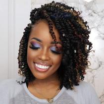 Passion Twist Hair ToyoTress Tiana, 10 polegadas, 8 pacotes, 1B