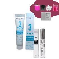 PASSO 3 MASTER VITAMIN PRO CURL INDIVIDUAL LASH LIFTING BROW LAMINATION 15G FILME ROSA MASTER 150m
