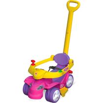 Passo a Passo Infantil Bandeirante Spacecar Passeio - 2 em 1 - Rosa