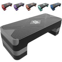 Passo de exercício aeróbico GYMMAGE Stepper ajustável 26,5 cm