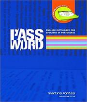 Password - English Dictionary For Speakers Of Portuguese - Bilingue Portugues/Ingles - Acompanha: Cd - MARTINS
