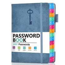 Password Keeper Book oi! SCI com guias alfabéticas