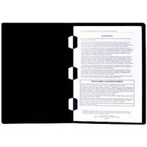 Pasta 180g 225x315 3 grampos preta Spiral 10 UN