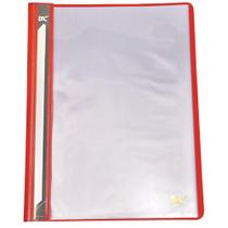 Pasta A4 Frente Transparente 10 Envelopes Vermelha - DAC