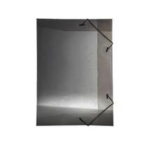 Pasta aba elástica 1/2 ofício fume Pasta aba elástica 1/2 ofício fume