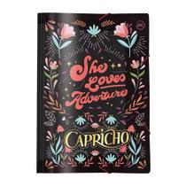 Pasta aba elástica ofício capricho dac Pasta aba elástica ofício capricho dac