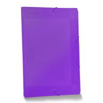 Pasta Aba Elástica Ofício com Lombo de 2 cm Lilás Line Pasta Aba Elástica Ofício com Lombo de 2 cm Lilás Line