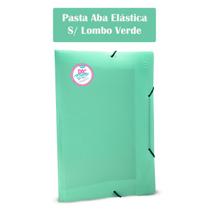 Pasta Aba Elástica Ofício Documento A4 Sem Lombo Verde Pasta Aba Elástica Ofício Documento A4 Sem Lombo Verde