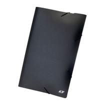 Pasta Aba Elástica Ofício Linha Black Preta ACP Pasta Aba Elástica Ofício Linha Black Preta ACP