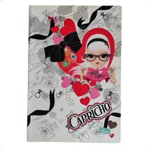 Pasta Aba Elástica Ofício Papel Cartão Estampada Capricho