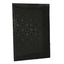 Pasta Aba Elástica Ofício s/Lombo Preta - DAC