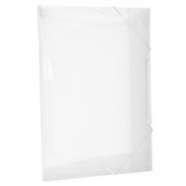 Pasta Aba Elástica Ofício Sem Lombo Transparente Pasta Aba Elástica Ofício Sem Lombo Transparente