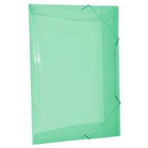 Pasta Aba Elástica Ofício Sem Lombo Verde Pasta Aba Elástica Ofício Sem Lombo Verde