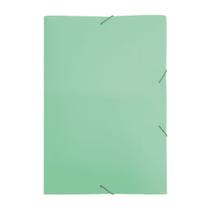 Pasta Aba Elástica Ofício Verde Pastel ACP