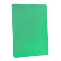 Pasta Aba Elástica Organizadora de 40mm Com Lombo Ofício Verde Original Pasta Aba Elástica Organizadora de 40mm Com Lombo Ofício Verde Original