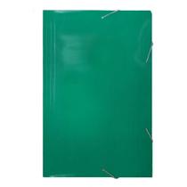 Pasta ABA Elástica Papel Ofício Verde 250G Pacote com 20