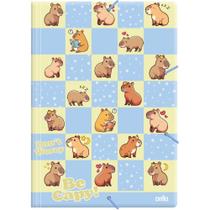 Pasta ABA Elástica Plástica A4 BE CAPY Azul Pacote com 10