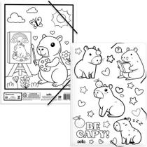Pasta ABA Elástica Plástica Capivara A4 BE CAPPY I P/COLO Pacote com 10 Pasta ABA Elástica Plástica Capivara A4 BE CAPPY I P/COLO Pacote com 10