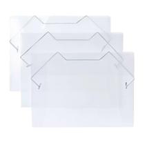 Pasta aba elastica plastica mini 10un cristal 245x180mm acp 1020.cr Pasta aba elastica plastica mini 10un cristal 245x180mm acp 1020.cr