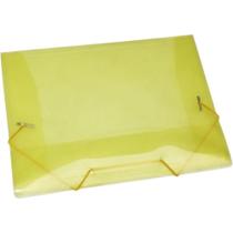 Pasta ABA Elastica Plastica Mini Amarela Pasta ABA Elastica Plastica Mini Amarela