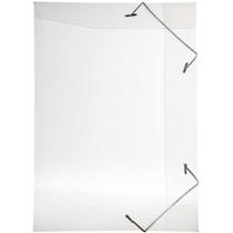 Pasta ABA Elástica Plástica Mini Ofício Delloline Cristal Pacote com 10 Pasta ABA Elástica Plástica Mini Ofício Delloline Cristal Pacote com 10