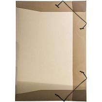 Pasta Aba Elastica Plastica Mini Oficio Delloline Fume Pasta Aba Elastica Plastica Mini Oficio Delloline Fume