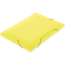 Pasta ABA Elastica Plastica Oficio 18MM Amarela SOFT PCT.C/10
