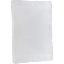 Pasta ABA Elastica Plastica Oficio 20 MM Cristal PCT.C/10 Pasta ABA Elastica Plastica Oficio 20 MM Cristal PCT.C/10