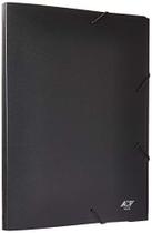 Pasta Aba Elastica Plastica Oficio 20Mm Linha Black Pasta Aba Elastica Plastica Oficio 20Mm Linha Black