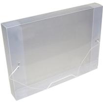 Pasta ABA Elástica Plástica Ofício 40MM Cristal - Pacote com 10 Unidades Pasta ABA Elástica Plástica Ofício 40MM Cristal - Pacote com 10 Unidades