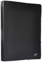 Pasta Aba Elastica Plastica Oficio 40Mm Linha Black Pasta Aba Elastica Plastica Oficio 40Mm Linha Black