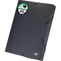 Pasta ABA Elastica Plastica Oficio 40MM Linha BLACK Pasta ABA Elastica Plastica Oficio 40MM Linha BLACK