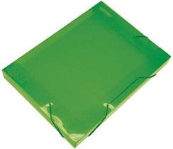 Pasta Aba Elastica Plastica Oficio 40Mm Verde Soft