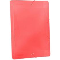 Pasta Aba Elastica Plastica Oficio 40Mm Vermelho Pasta Aba Elastica Plastica Oficio 40Mm Vermelho