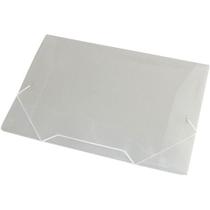 Pasta aba elastica plastica oficio cristal - 10 peças Pasta aba elastica plastica oficio cristal - 10 peças