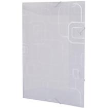 Pasta ABA Elástica Plástica Ofício Cristal Dellofine PCT com 10