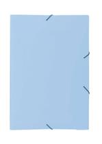 Pasta Aba Elastica Plastica Oficio Fosca cores pastéis (AZUL) Pasta Aba Elastica Plastica Oficio Fosca cores pastéis (AZUL)