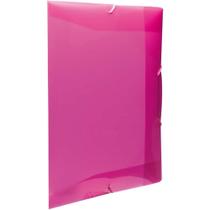 Pasta ABA Elástica Plástica Ofício PINK Delloline - Pacote com 10 Pasta ABA Elástica Plástica Ofício PINK Delloline - Pacote com 10
