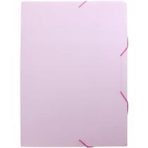 Pasta ABA Elástica Plástica Ofício Serena Rosa Pastel - Pacote com 10 Pasta ABA Elástica Plástica Ofício Serena Rosa Pastel - Pacote com 10