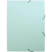 Pasta Aba Elastica Plastica Oficio Serena Verde Pastel