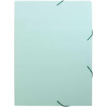 Pasta ABA Elástica Plástica Ofício Serena Verde Pastel - Pacote com 10 Pasta ABA Elástica Plástica Ofício Serena Verde Pastel - Pacote com 10