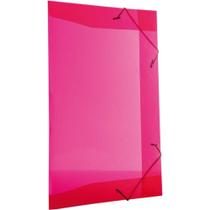 Pasta ABA Elástica Plástica Ofício Vermelha Delloline - Pacote com 10 Pasta ABA Elástica Plástica Ofício Vermelha Delloline - Pacote com 10