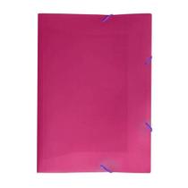 Pasta Aba Elastico 1/2 Oficio Full Color Pink Dello