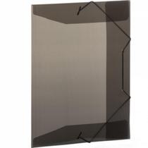 Pasta Aba Elástico Basic Ofício Fumê Sem Dorso Plascony Pasta Aba Elástico Basic Ofício Fumê Sem Dorso Plascony