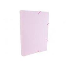 Pasta Aba Elástico Of 4Cm Linho Serena Rosa Pastel Pasta Aba Elástico Of 4Cm Linho Serena Rosa Pastel