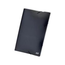 Pasta Aba Elástico Ofício 20mm Black 24,5cm x 33,5cm - ACP Pasta Aba Elástico Ofício 20mm Black 24,5cm x 33,5cm - ACP